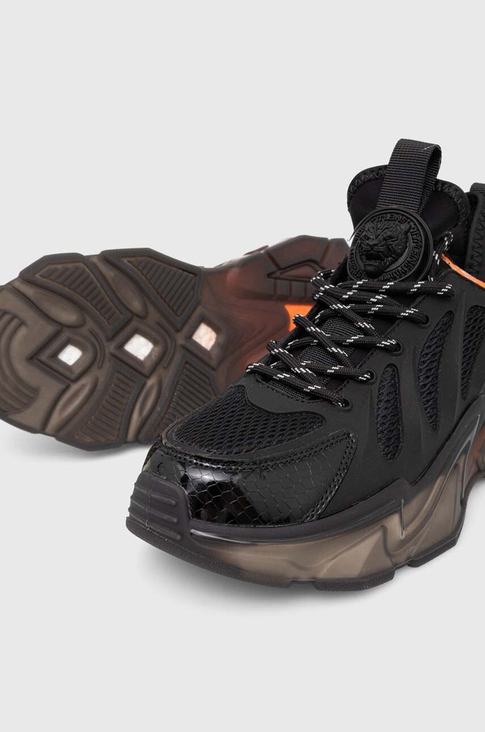 Obuwie PLEIN SPORT sneakersy The Flame Gen.X.02 Tiger USC0435.STE003N.02 czarny