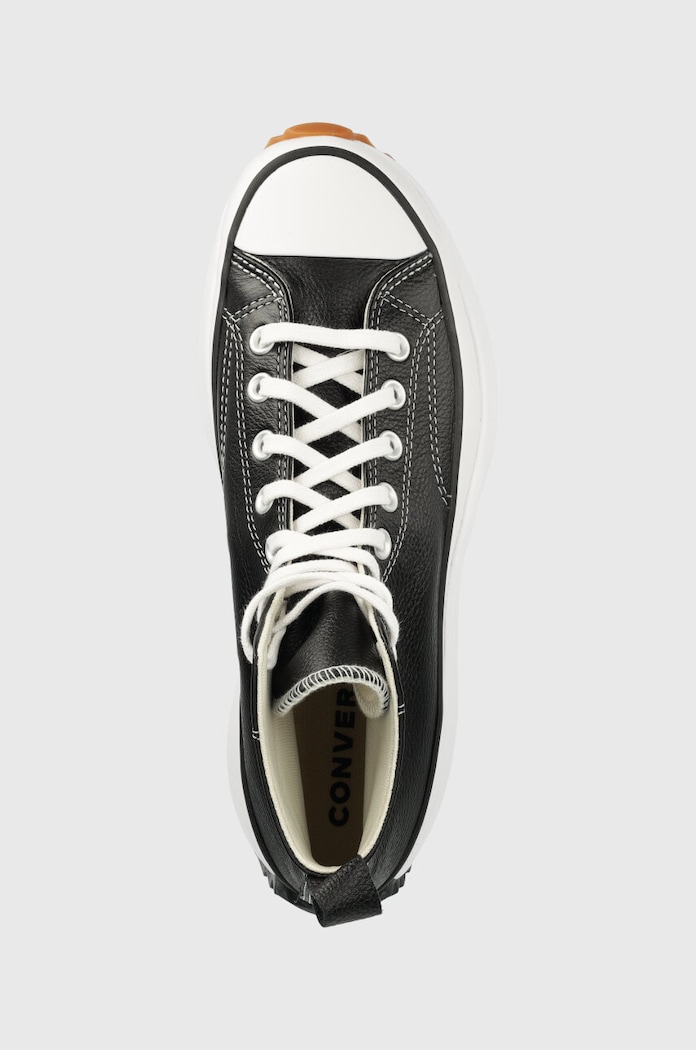 Converse bőr sneaker Run Star Hike Platform fekete A04292C