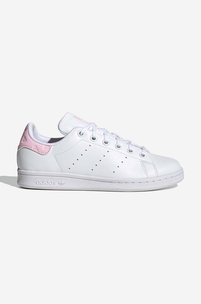 adidas Originals sneakers Stan Smith J faux grain leather white HP6204