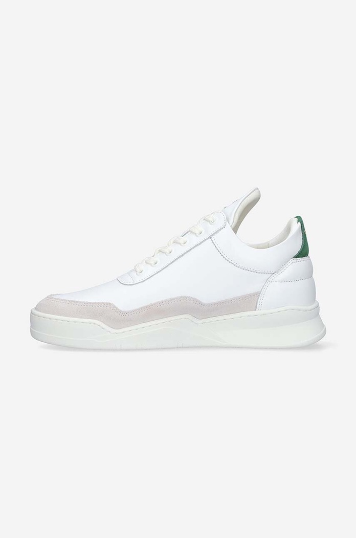 Παπούτσια Δερμάτινα sneakers Filling Pieces Low Top Ghost 10120631926 λευκό