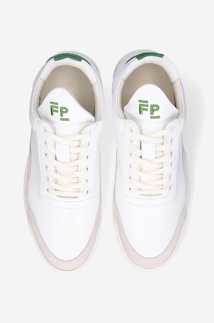 Δερμάτινα sneakers Filling Pieces Low Top Ghost λευκό 10120631926