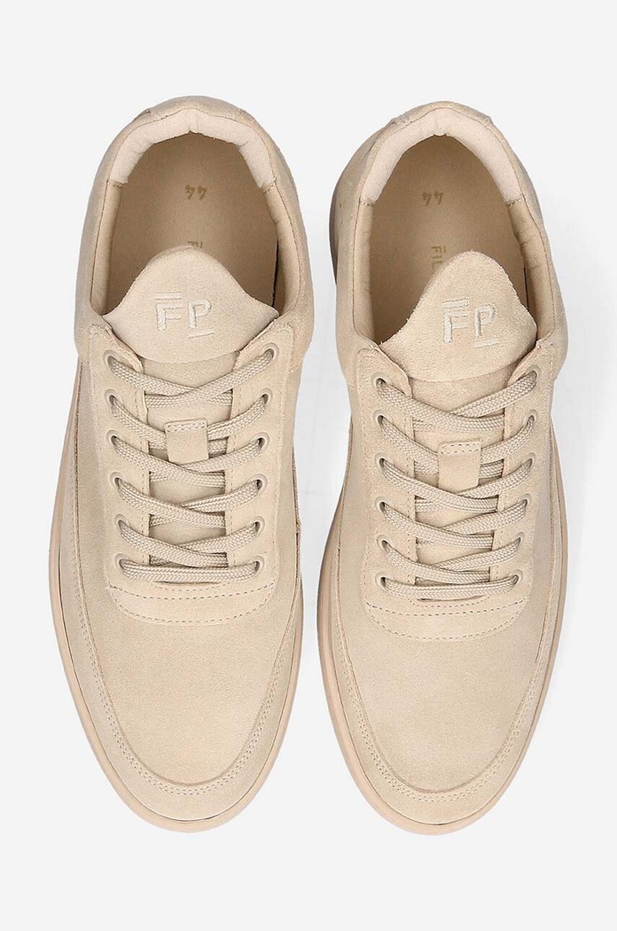 Δερμάτινα sneakers Filling Pieces μπεζ 10122791990