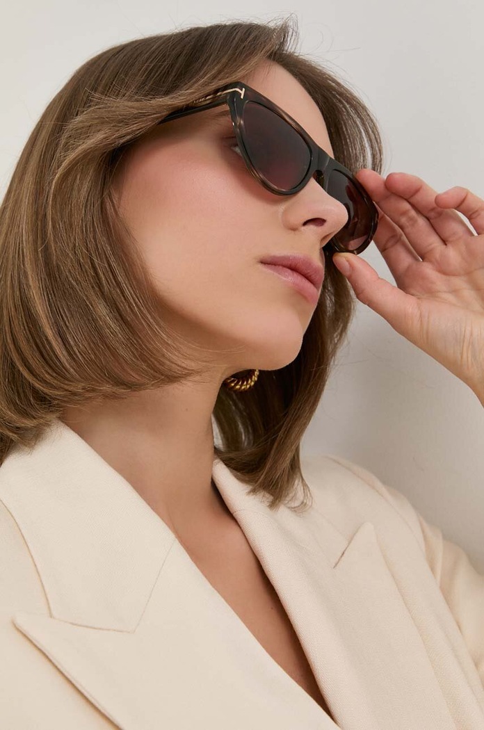 Слънчеви очила Tom Ford FT0990.5655T кафяв