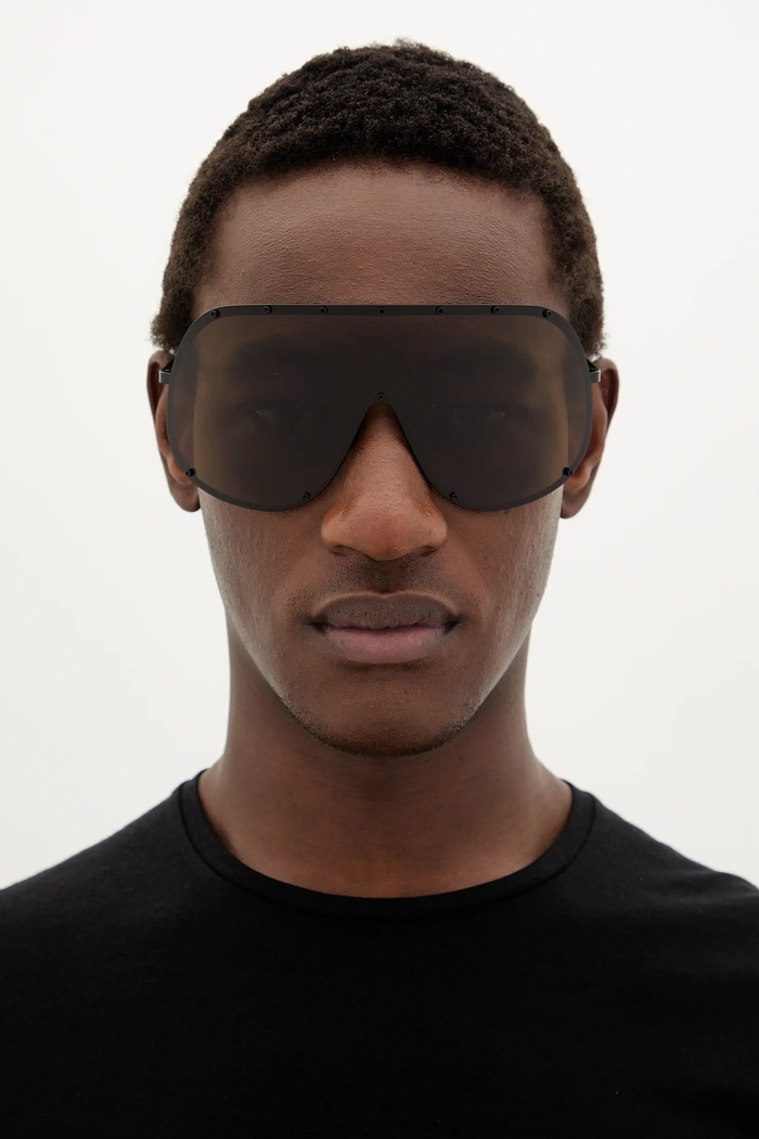 Rick Owens occhiali da sole RG0000006.GBLKBR.0904