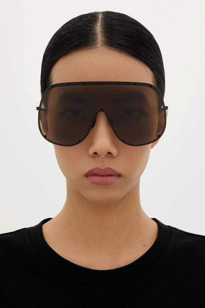 Rick Owens occhiali da sole RG0000006.GBLKBR.0904