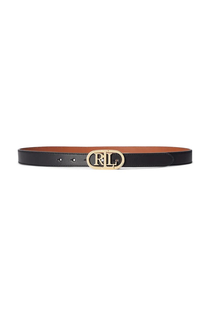 Δερμάτινη ζώνη Lauren Ralph Lauren 412883714 καφέ AA00