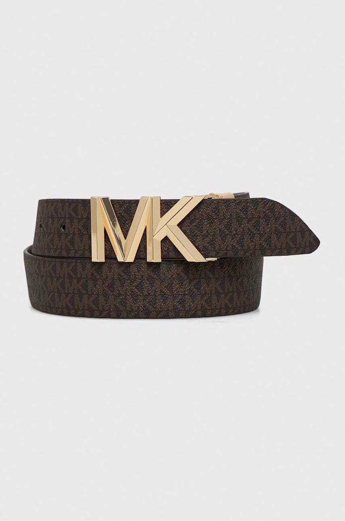 Obojstranný kožený opasok MICHAEL Michael Kors 558818 hnedá SS26