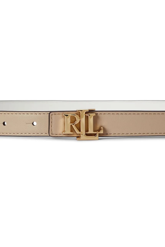 Lauren Ralph Lauren curea pentru femei, din piele 412883715 bej SS26