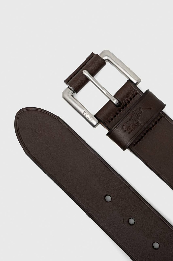 Polo Ralph Lauren leather belt 405845449 brown SS25