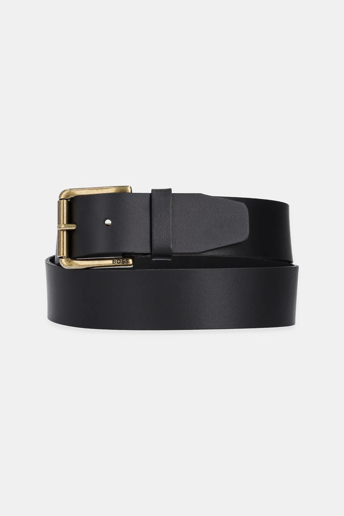 BOSS pas moški usnjeni Joris_Sz40 črna 50491889
