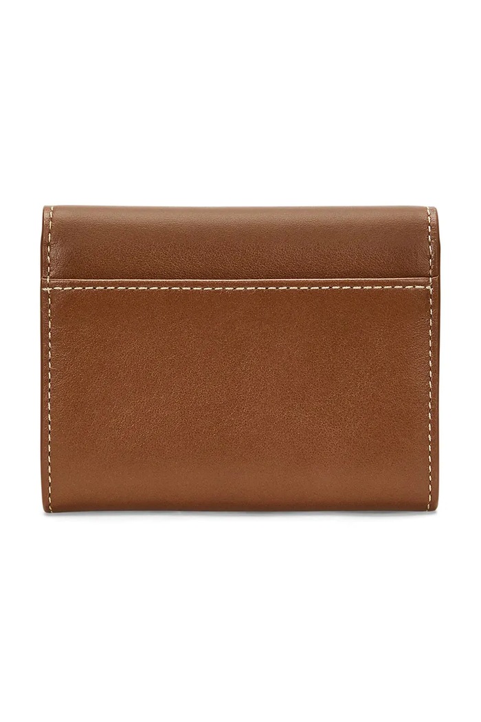 Kožená peněženka Polo Ralph Lauren 427886734 hnědá SS25