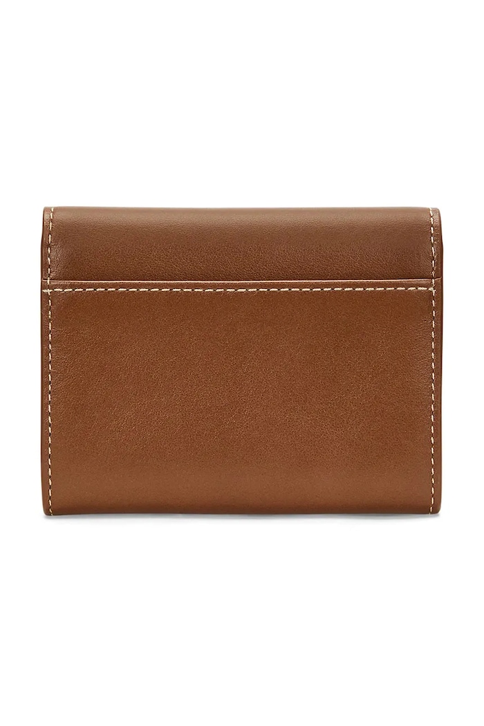 Kožená peněženka Polo Ralph Lauren 427886734 hnědá SS25