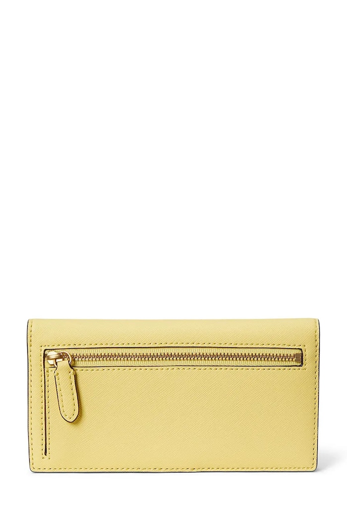 Lauren Ralph Lauren portofel pentru femei, din piele 432802917 galben SS26