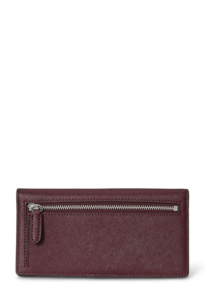 Lauren Ralph Lauren Női bőr pénztárca 432802917 burgundia SS26