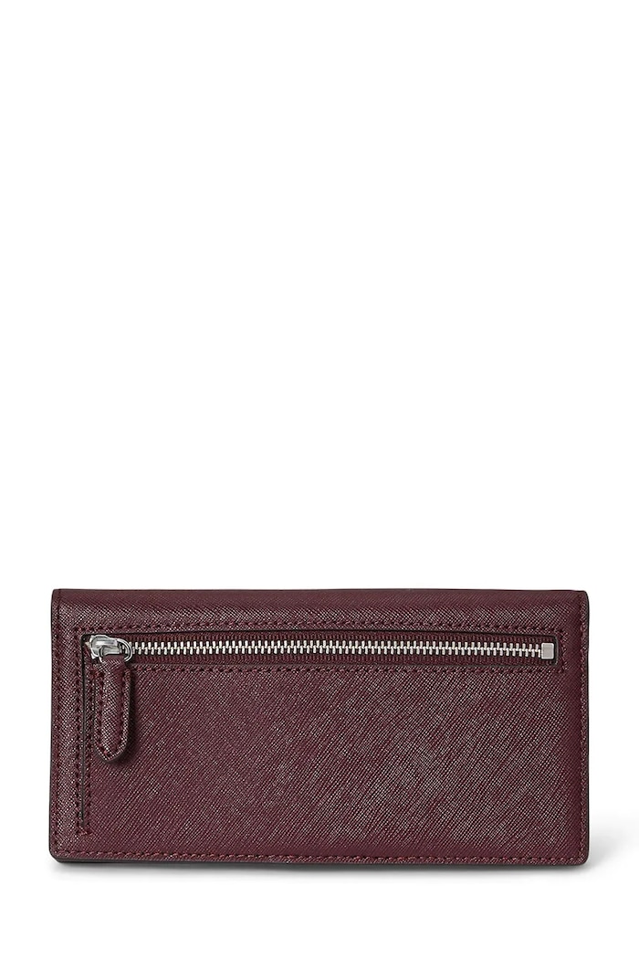 Lauren Ralph Lauren Női bőr pénztárca 432802917 burgundia SS26