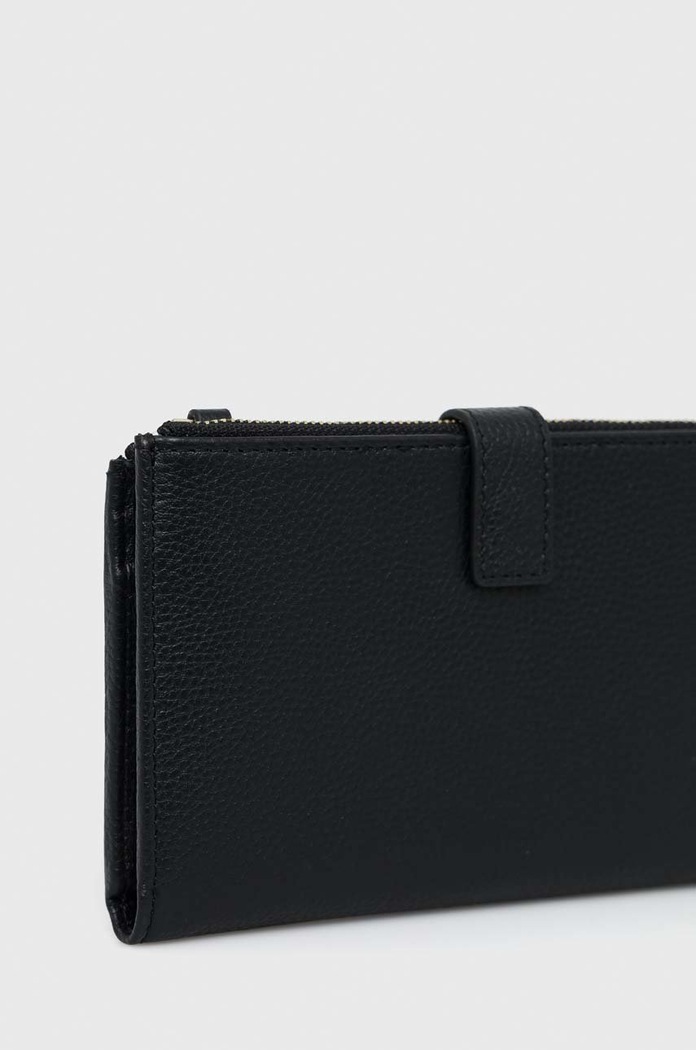 δερμάτινο πορτοφόλι Patrizia Pepe CQ9774.L001 μαύρο AW24