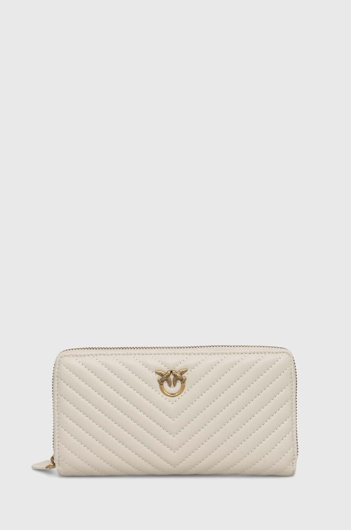 Pinko Кожен портфейл Pinko бежов 100250.A0GK