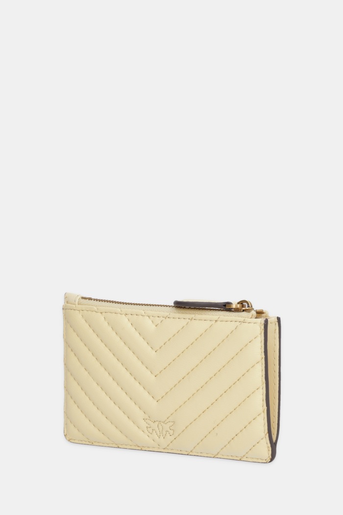 Pinko portofel de piele 100251.A0GK bej NC00