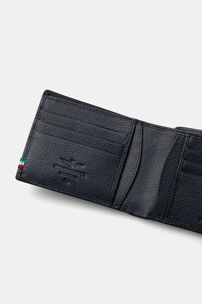 Accesorii Aeronautica Militare portofel de piele AM104 bleumarin