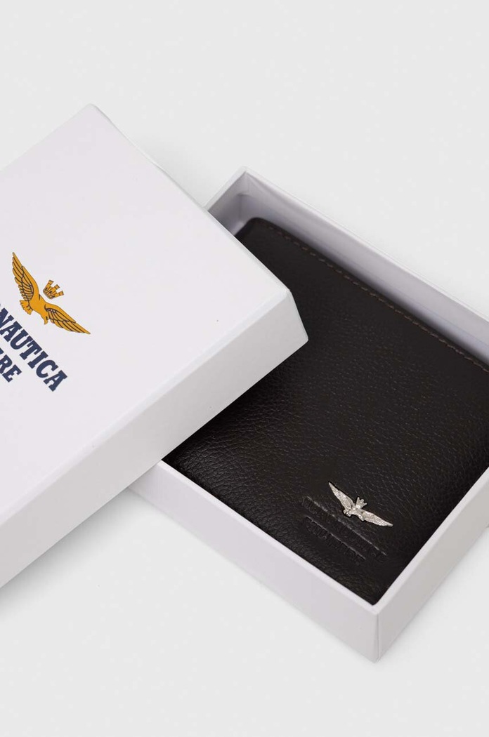 Aeronautica Militare portfel skórzany AM104
