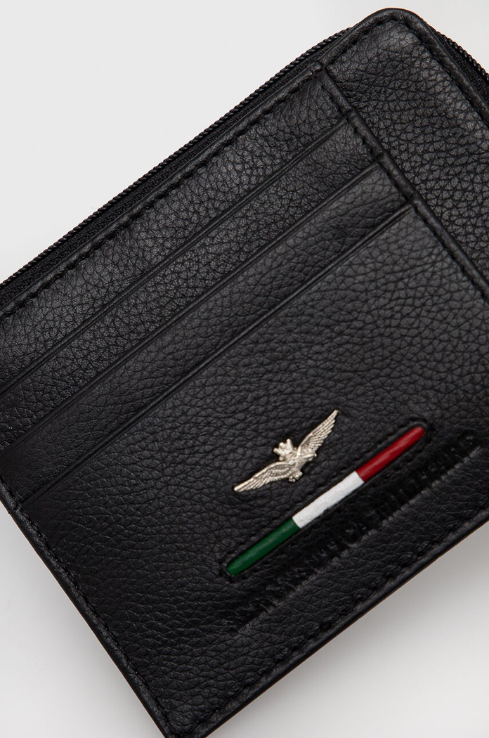 Aeronautica Militare portfel czarny AM153