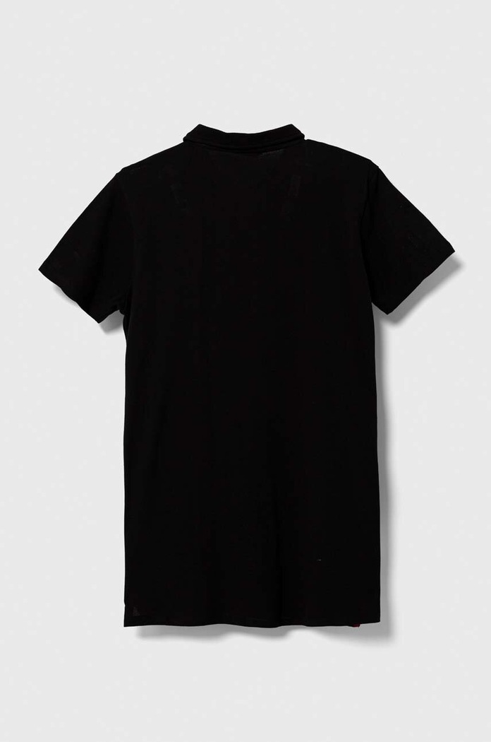 Guess tricouri polo din bumbac pentru copii L2GP02.KAPY0.PPYX negru AA00