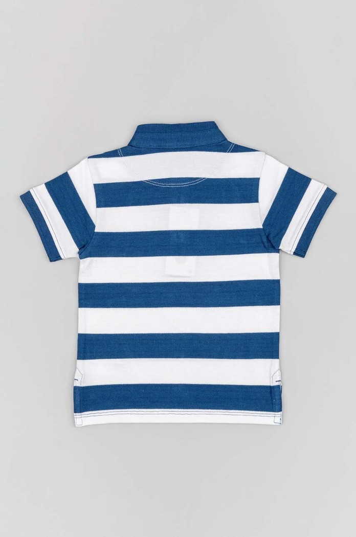 Dječaci Pamučna polo majica za bebe zippy ZBBAP0301.23002 mornarsko plava