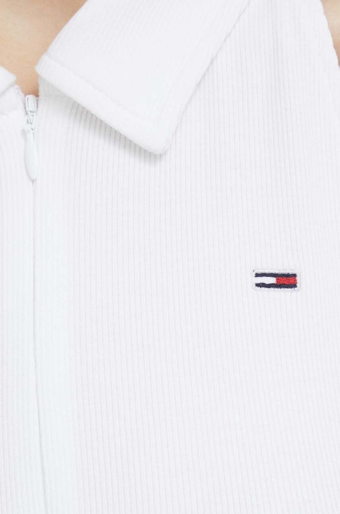 Top Tommy Jeans DW0DW15329.PPYX bílá