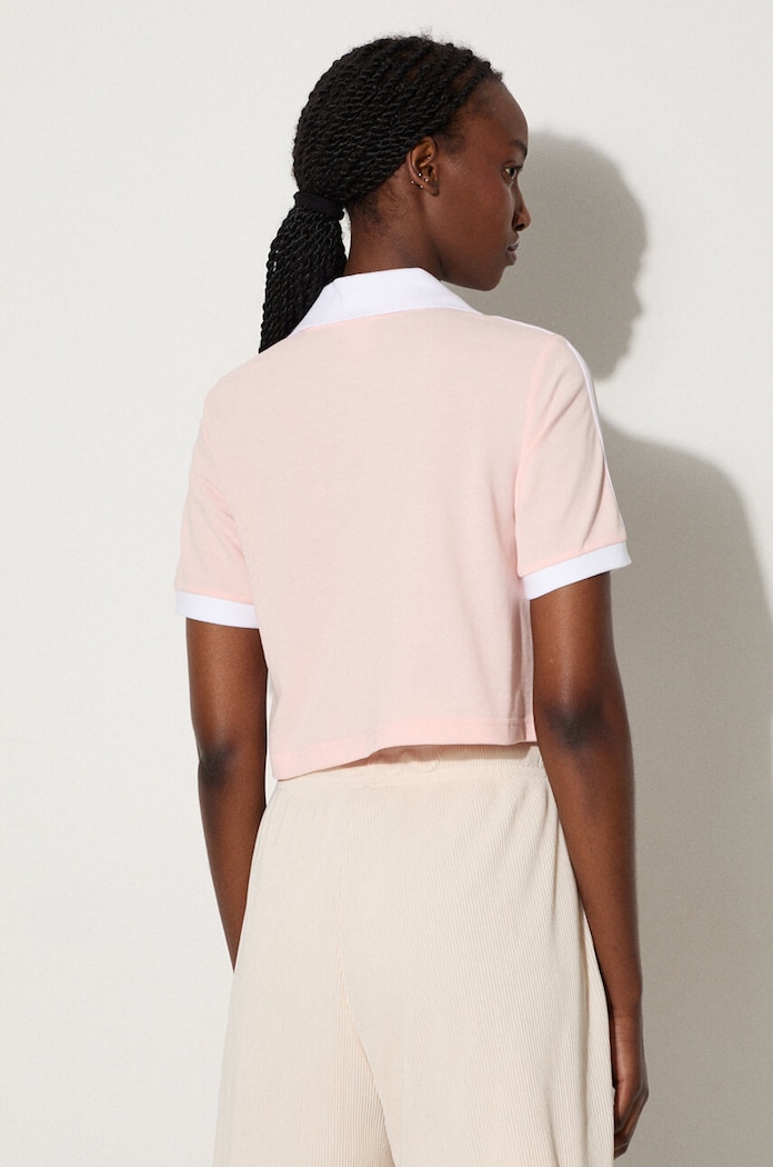 adidas polo Crop IP3757 różowy SS23