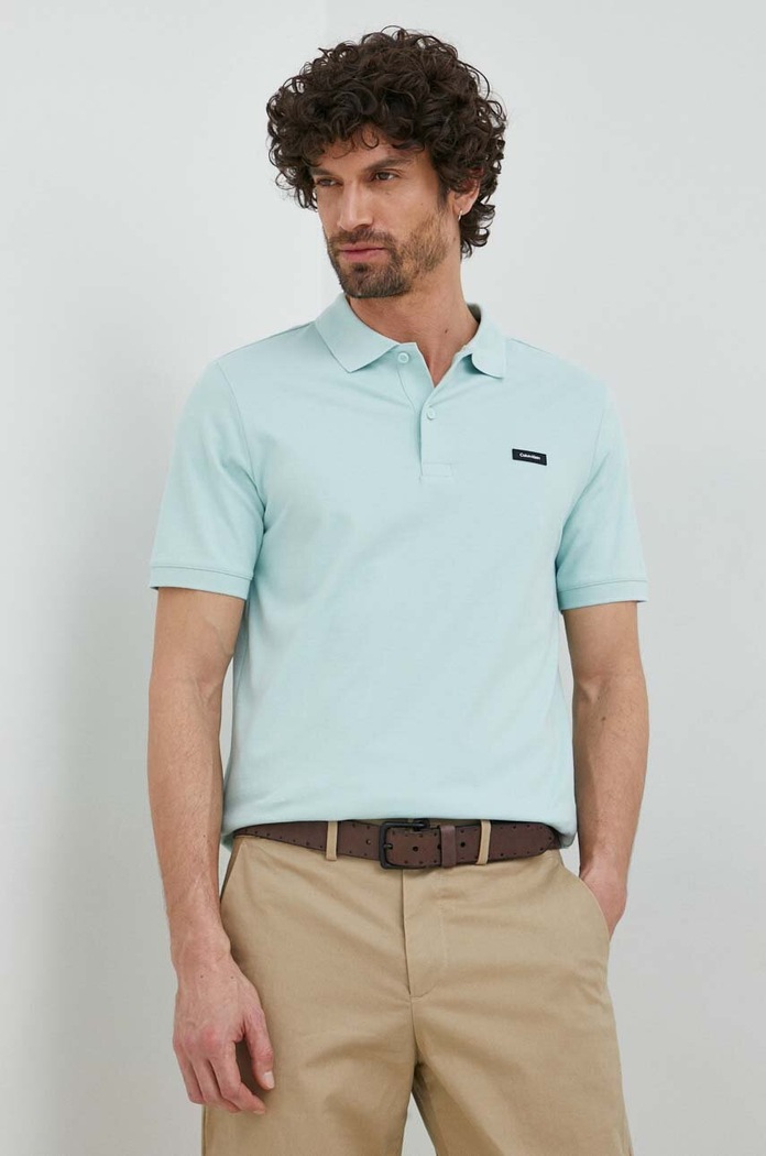 Calvin Klein Polo zielony K10K111196.PPYX