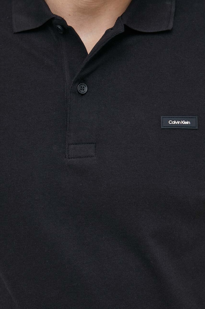 Polo Calvin Klein črna K10K111196.PPYX
