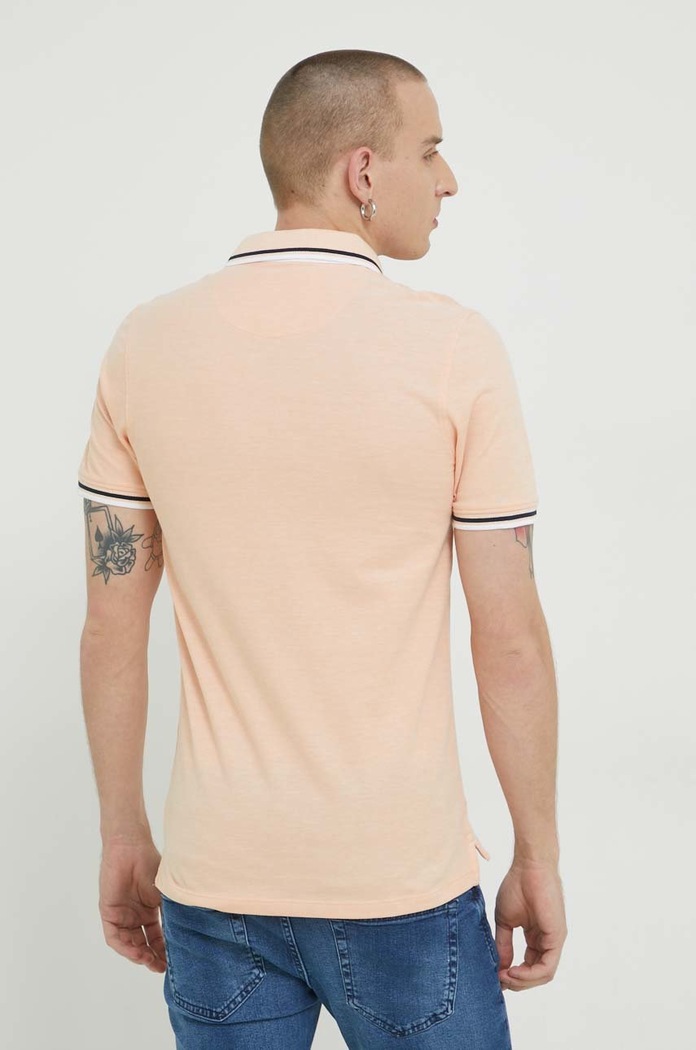 Jack & Jones Polo bawełniane JJEPAULOS 12136668. różowy AA00