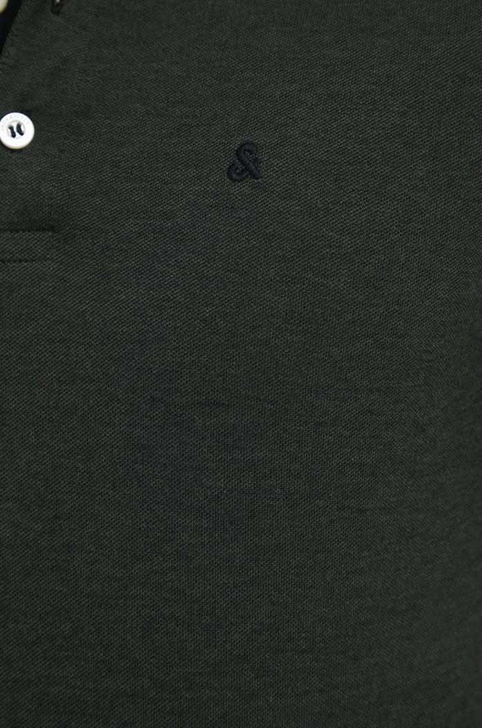 Jack & Jones polo bawełniane JJEPAULOS 12136668. zielony