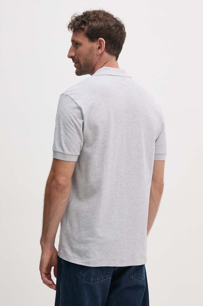 Odzież Lacoste polo bawełniane L1264 szary