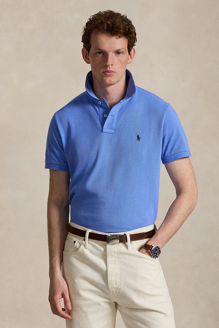 Polo Ralph Lauren polo bawełniane bawełna niebieski 710782592