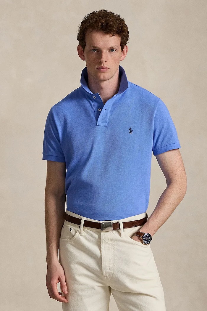 Polo Ralph Lauren polo bawełniane bawełna niebieski 710782592