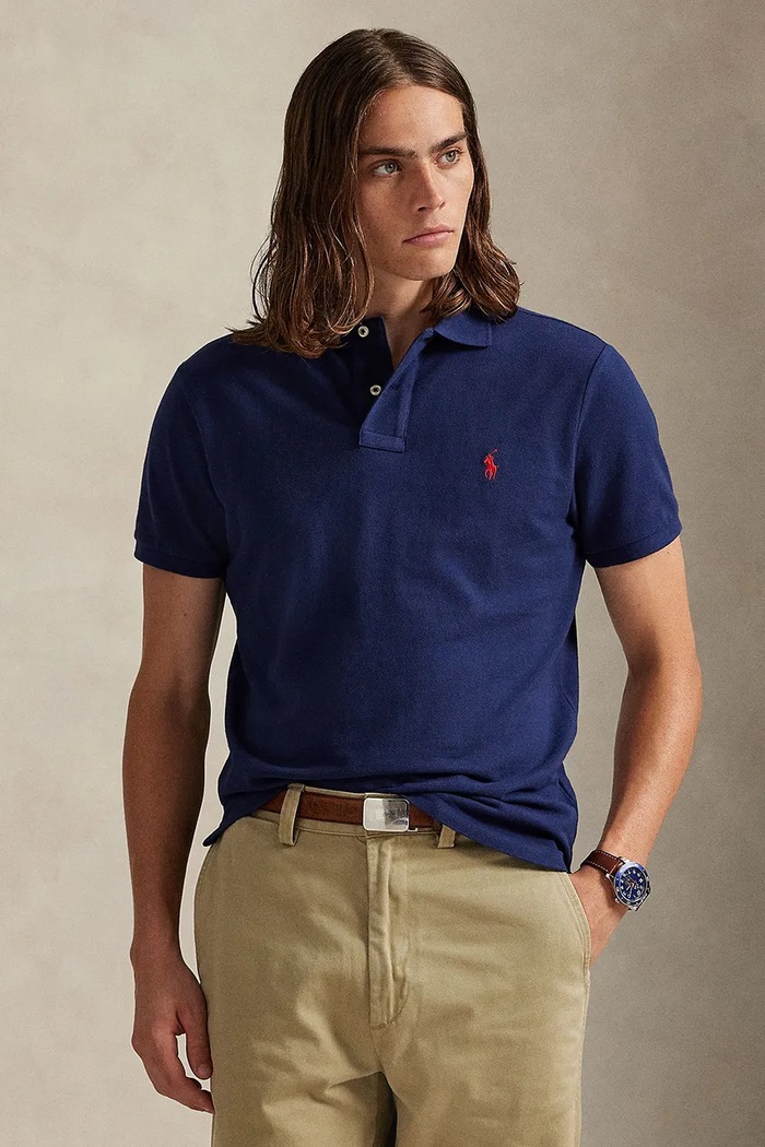 Polo Ralph Lauren polo bawełniane bawełna granatowy 710782592