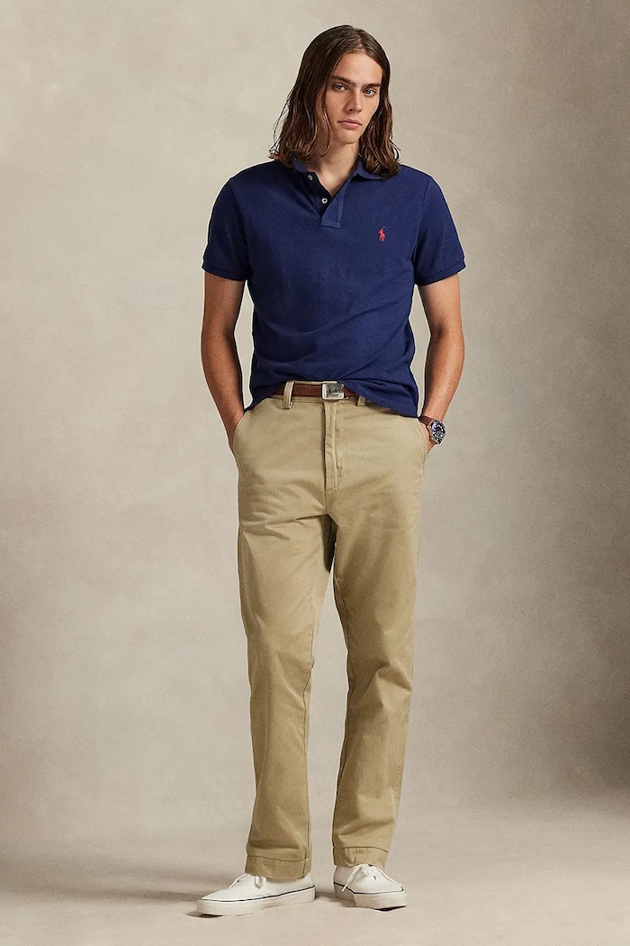 Odzież Polo Ralph Lauren polo bawełniane 710782592 granatowy