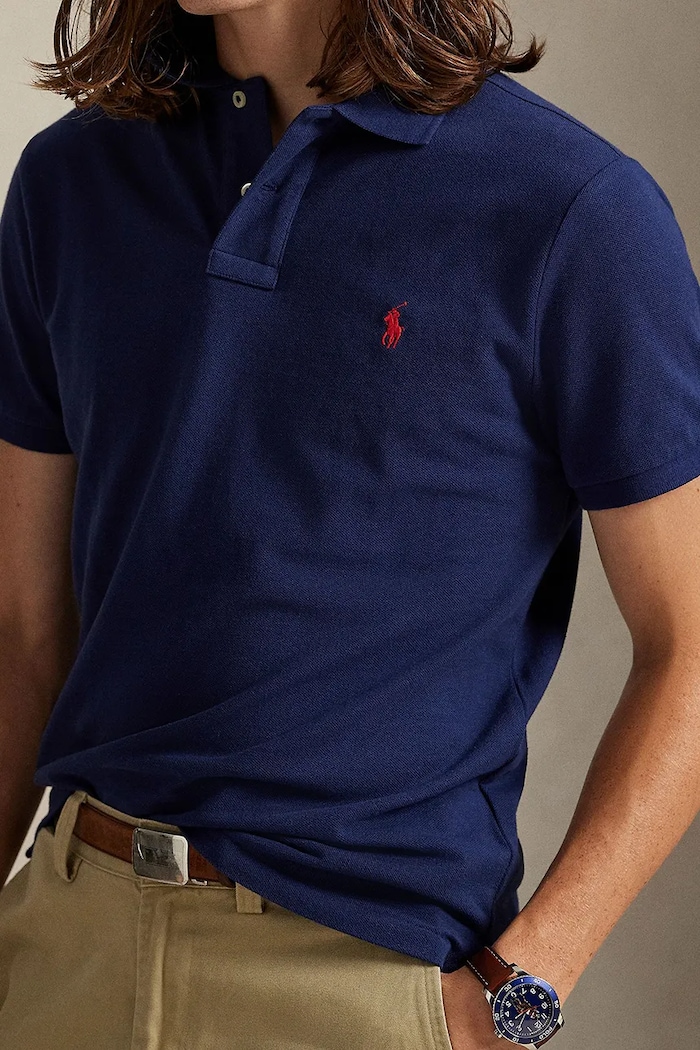 Polo Ralph Lauren polo bawełniane granatowy 710782592