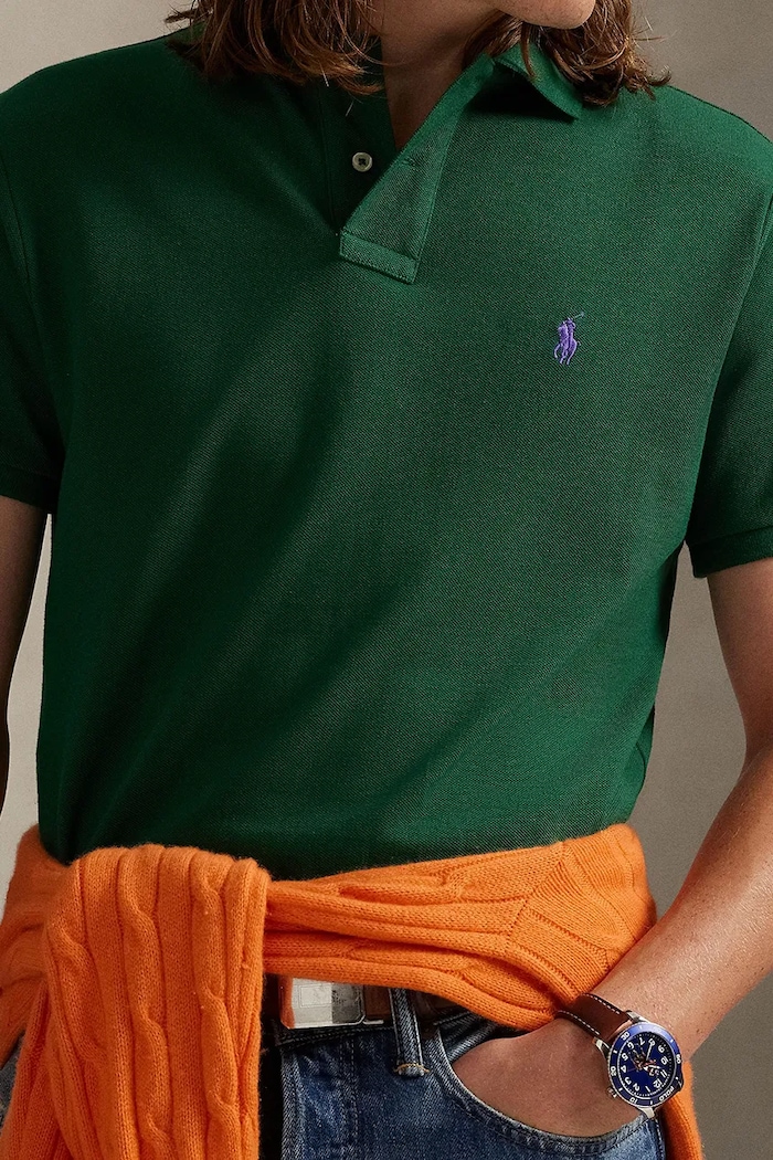 Bavlnené polo tričko Polo Ralph Lauren zelená 710782592