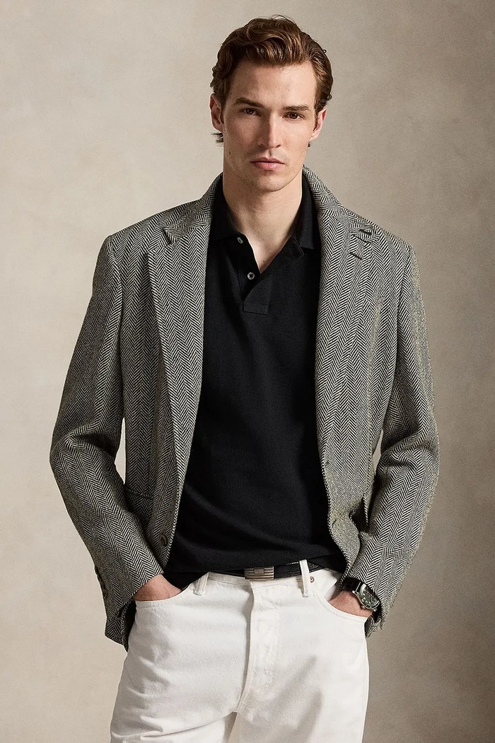 Polo Ralph Lauren polo bawełniane 710782592 czarny