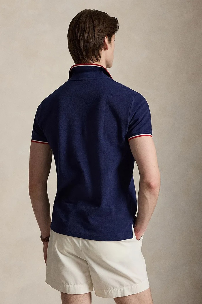 Polo Ralph Lauren męskie bawełniane 710842621 granatowy SS26