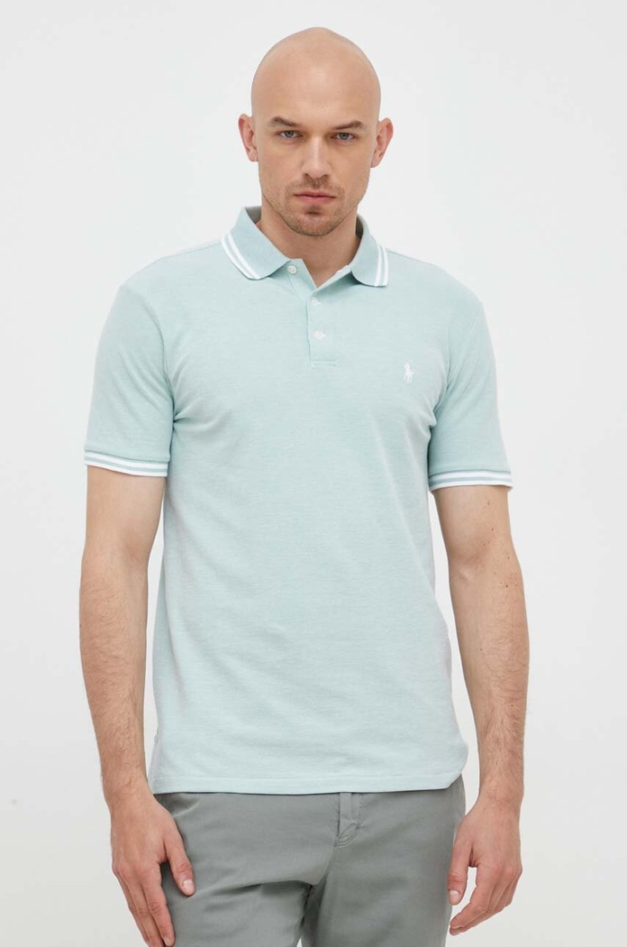 Polo Ralph Lauren polo 710898948 zielony SS24