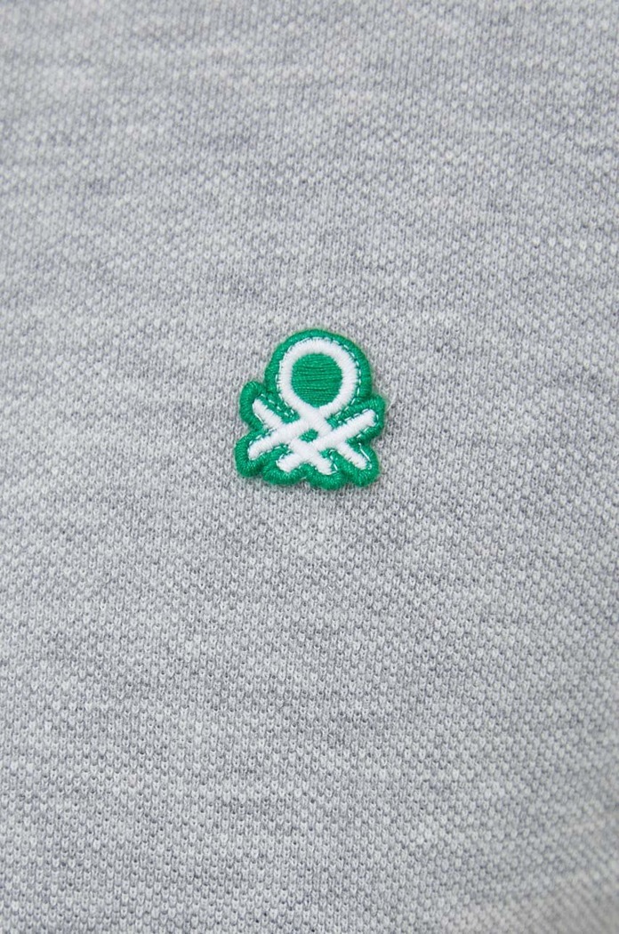 United Colors of Benetton polo bawełniane 3089J3179.501. szary