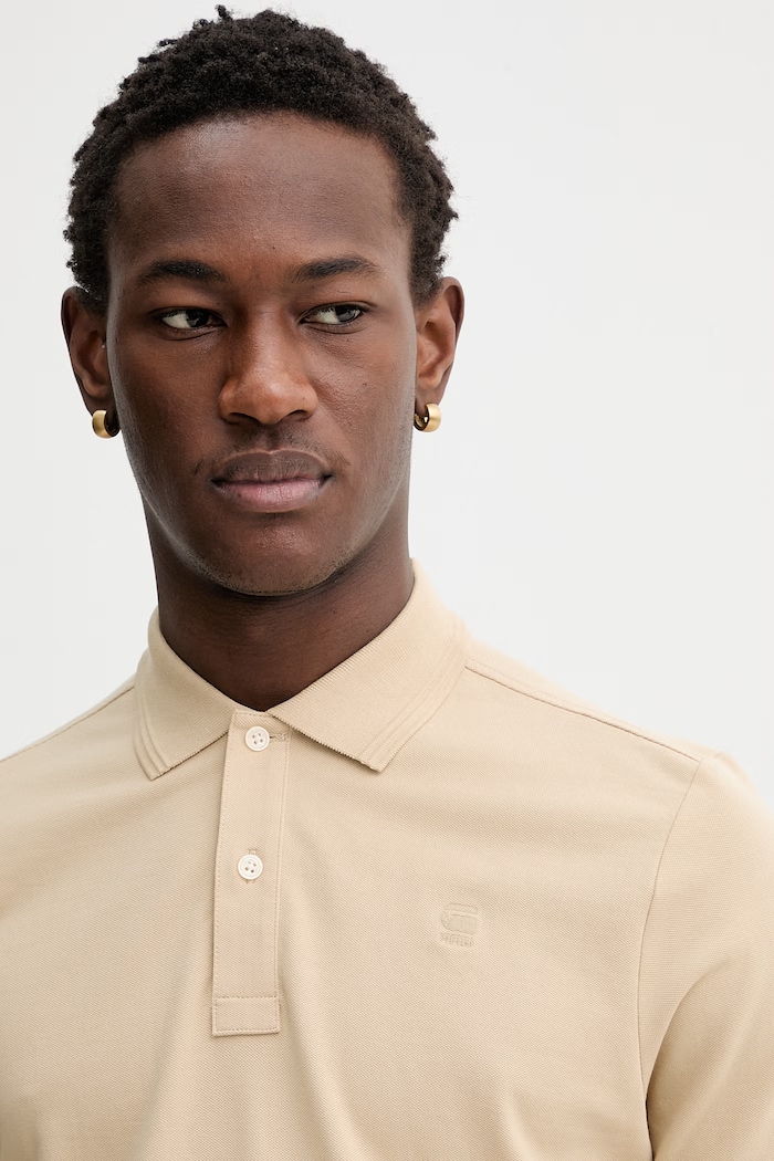 G-Star Raw tricou polo bej D11595.5864