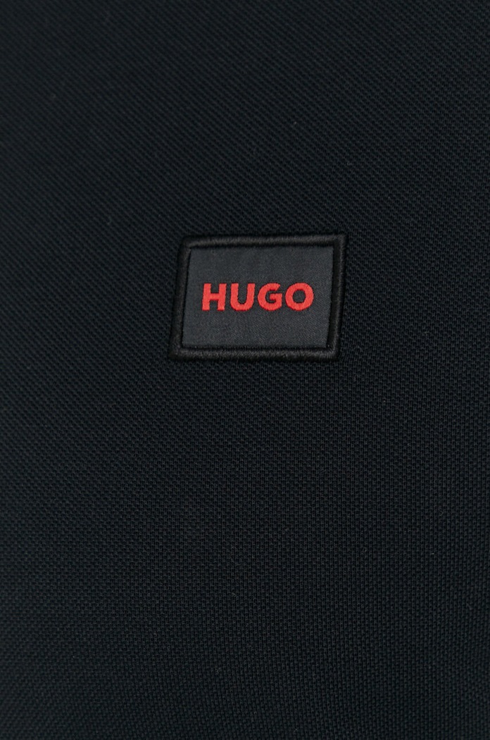 HUGO polo bawełniane 50490770 czarny