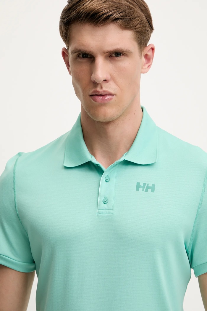 Polo tričko Helly Hansen tyrkysová 49350