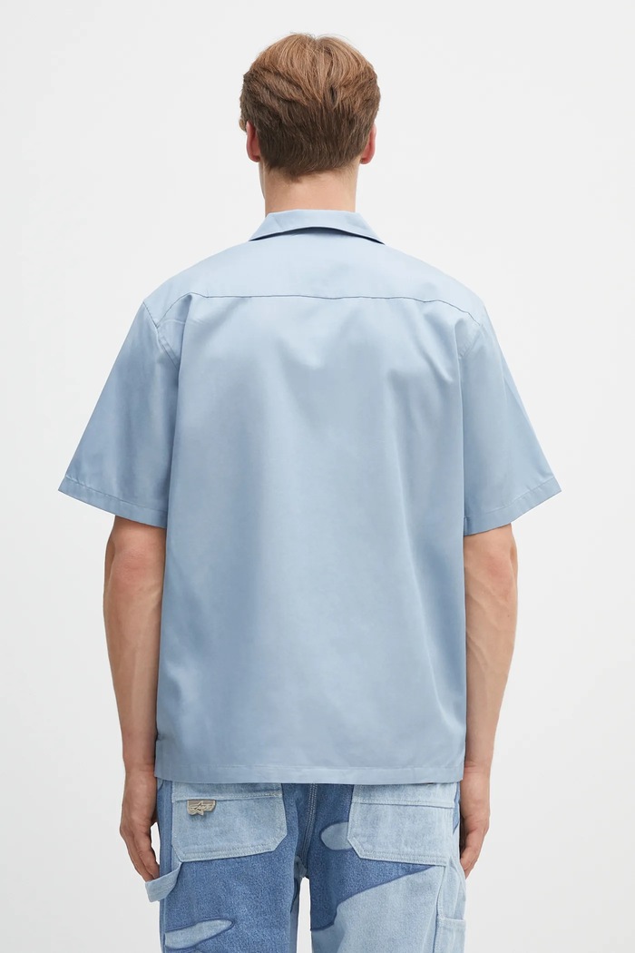 Clothing Carhartt WIP shirt S/S Delray Shirt I031465.0ROXX blue