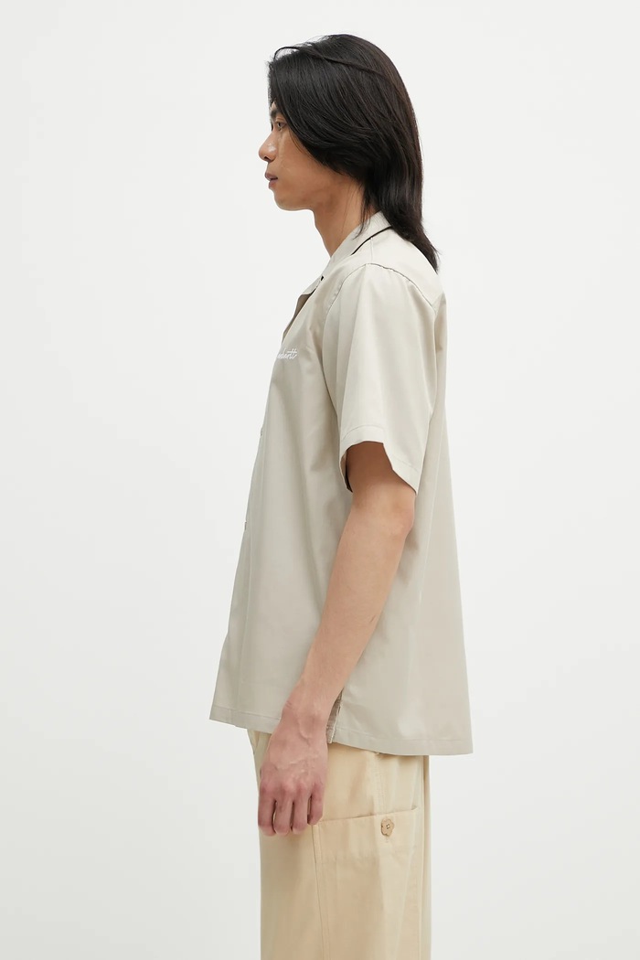 Carhartt WIP shirt S/S Delray Shirt I031465.2W1XX beige SS25