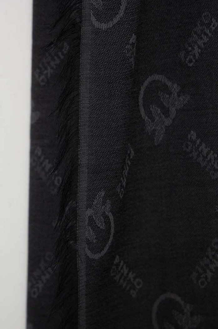 Μεγάλο κασκόλ Pinko 100308.Y616 μαύρο AW24